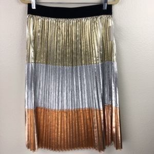 LuLaRoe Elegant Collection Jill Metallic Skirt